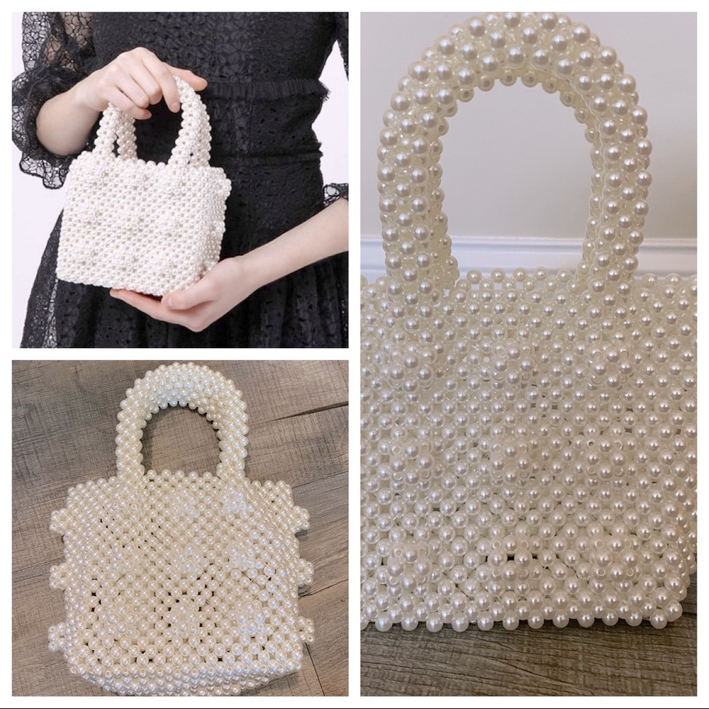Pearl mini tote bag